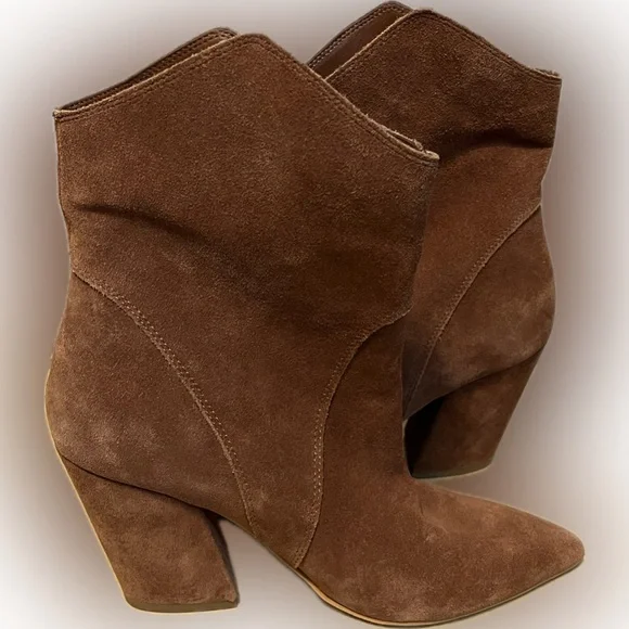 Dolce Vita Nestly Western Suede Mid-Calf Boots size 6.5 - Picture 7 of 11